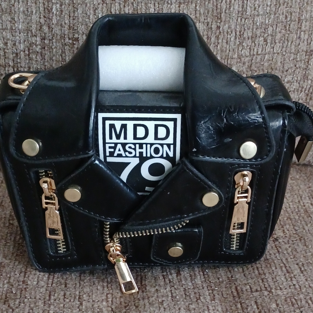 Jacket crossbody purse